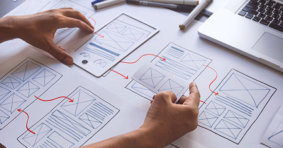 Web design and integration of software services for printers and copy shops